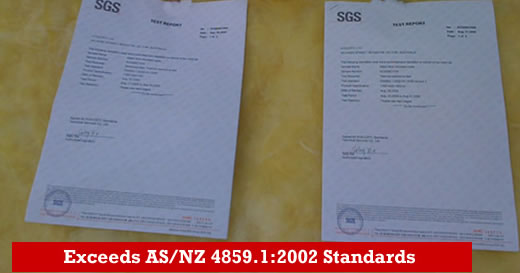 Glass wool for Australia AS-NZS 4859